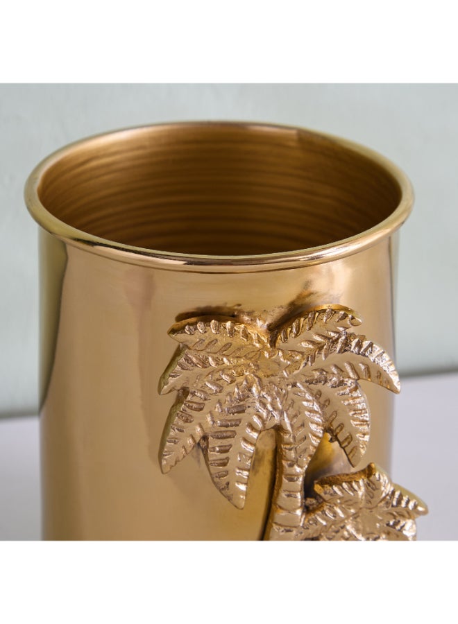 Home Box Sands & Palms Sahra Metal Decorative Planter - 14x14x16 cm - Image 3